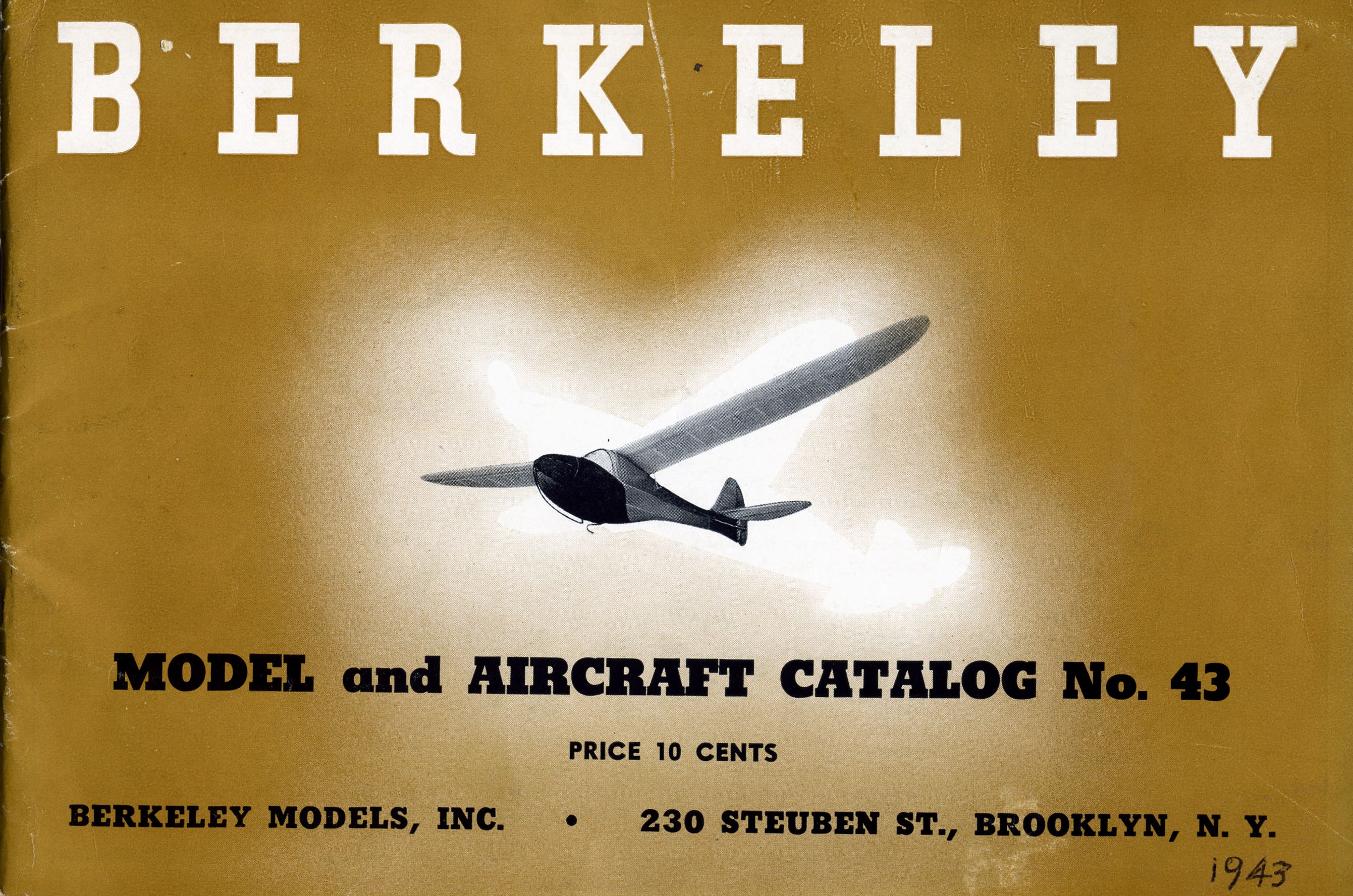 Catalog, Berkeley Models, Inc., 1943, front and page 14. (Source: National Model Aviation Museum Archives, Manufacturers and Companies Collection #0043)