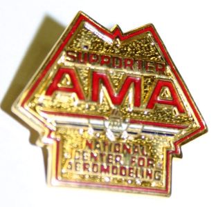  Supporters of the building fund could also could receive lapel pins.  This particular pin beloged to Frank Zaic.  (Source: (Source: National Model Aviation Museum Collection, donated by Frank Zaic, 1999.46.10.) 